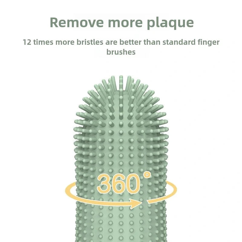 360° Silicone Finger Toothbrush for Dogs & Cats – Dental Care