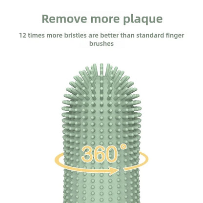 360° Silicone Finger Toothbrush for Dogs & Cats – Dental Care