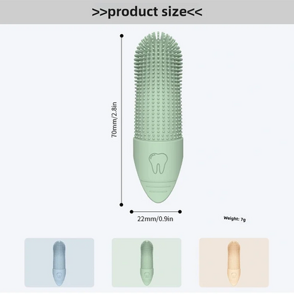 360° Silicone Finger Toothbrush for Dogs & Cats – Dental Care